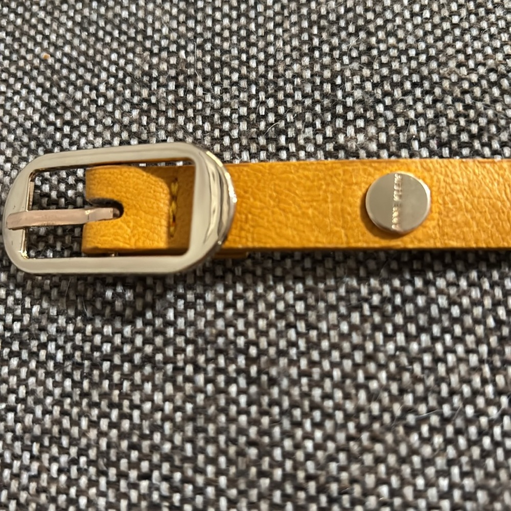 Anne Klein mustard yellow belt, size L/XL. - Picture 3 of 11